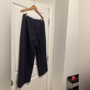 Men's Striped Pants - Black and Red
